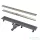 Alcaplast APZ2012 műanyag zuhanyfolyóka peremmel perforált rácsokhoz vagy kétoldalú rácsokhoz, 650 mm, APZ2012-650