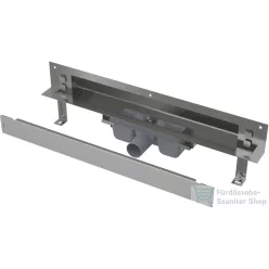   Alcaplast APZ5 SPA Lefolyó rendszer a falba építéshez, fedlap rozsdamentes-matt, 650 mm APZ5-SHADE-650