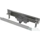 Alcaplast APZ5 SPA Lefolyó rendszer a falba építéshez, fedlap rozsdamentes-matt, 950 mm APZ5-SHADE-950