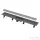 Alcaplast APZ9 Simple műanyag zuhanyfolyóka, peremmel perforált rácsokhoz, 550 mm, APZ9-550M