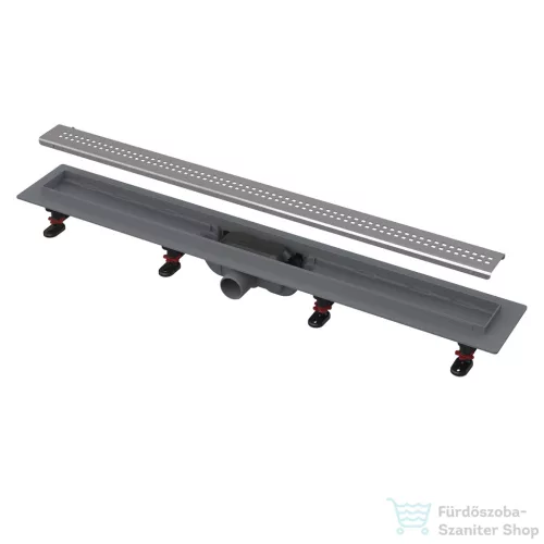 Alcaplast APZ9 Simple műanyag zuhanyfolyóka, peremmel perforált rácsokhoz, 750 mm, APZ9-750M