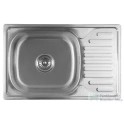   AQUALINE beépíthető mosogatótálca, 66x18x42cm, inox (AQ6642B)