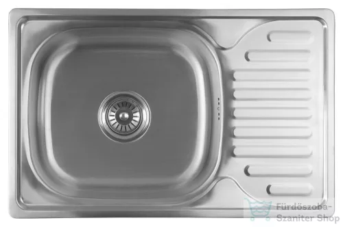 AQUALINE beépíthető mosogatótálca, 66x18x42cm, inox (AQ6642B)