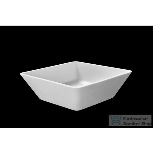 BEMUTATÓTERMI AREZZO design CLEVELAND 40x39,7 Solid Surface mosdó AR-0021