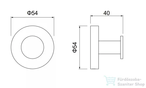 AREZZO design RONO  fogas, gun metal AR-030011GM