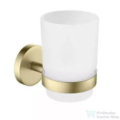   AREZZO design RONO üveg pohár tartó, szálcsiszolt arany AR-030031BG