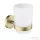 AREZZO design RONO üveg pohár tartó, szálcsiszolt arany AR-030031BG