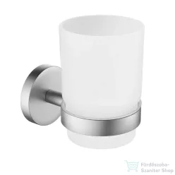   AREZZO design RONO üveg pohár tartó, szálcsiszolt nikkel AR-030031BN