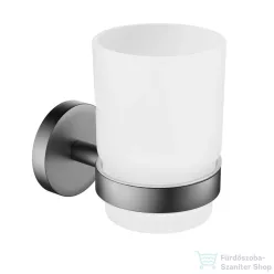   AREZZO design RONO üveg pohár tartó, gun metal AR-030031GM