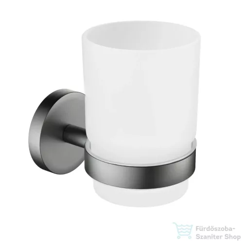 AREZZO design RONO üveg pohár tartó, gun metal AR-030031GM