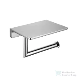   AREZZO design RONO WC papír tartó, polccal, króm  AR-030046CR