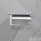 AREZZO design RONO WC papír tartó, polccal, króm  AR-030046CR