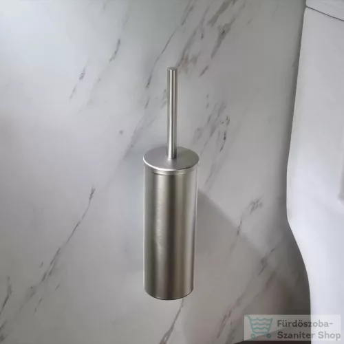AREZZO design RONO falra szerelhető vagy szabadonálló wc kefe tartó,szálcsiszolt nikkel AR-030063BN