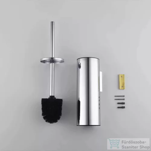 AREZZO design RONO falra szerelhető vagy szabadonálló wc kefe tartó, króm AR-030063CR