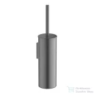 AREZZO design RONO falra szerelhető vagy szabadonálló wc kefe tartó, gun metal AR-030063GM