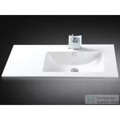   BEMUTATÓTERMI AREZZO design TEXAS 90X46 aszimmetrikus, beépíthető mosdó, jobbos AR-090J