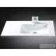 BEMUTATÓTERMI AREZZO design TEXAS 90X46 aszimmetrikus, beépíthető mosdó, jobbos AR-090J