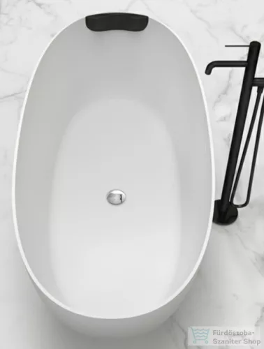 AREZZO design fejpárna kádhoz, fekete AR-1005