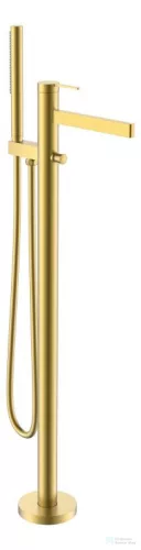 AREZZO design ELEGANT szabadon álló kádtöltő csaptelep, szálcsiszolt arany AR-10095BG