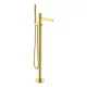 AREZZO design ELEGANT szabadon álló kádtöltő csaptelep, szálcsiszolt arany AR-10095BG
