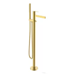  AREZZO design ELEGANT szabadon álló kádtöltő csaptelep, szálcsiszolt arany AR-10095BG