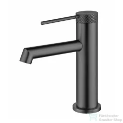   AREZZO design PALMFIELD mosdócsaptelep, leeresztő nélkül, gun metal AR-1101GM