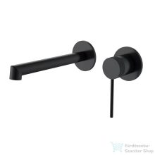   AREZZO design PALMFIELD fali mosdócsaptelep, matt fekete AR-1103BL