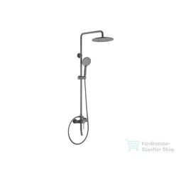   BEMUTATÓTERMI AREZZO design PALMFIELD zuhanyrendszer, gun metal AR-1105GM