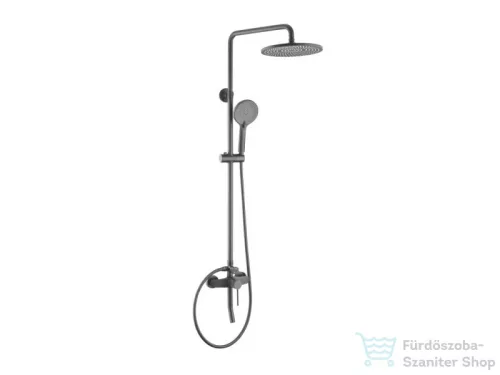 BEMUTATÓTERMI AREZZO design PALMFIELD zuhanyrendszer, gun metal AR-1105GM