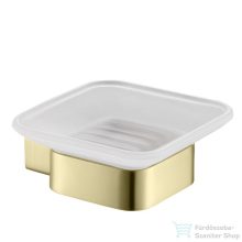   AREZZO design MONO szappantartó, szálcsiszolt arany AR-120021BG