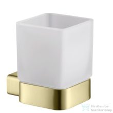   AREZZO design MONO üveg pohár tartó, szálcsiszolt arany AR-120131BG