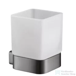   AREZZO design MONO üveg pohár tartó, gun metal AR-120131GM