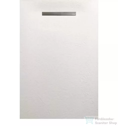 AREZZO design SOLIDSoft zuhanytálca 120x90 cm, FEHÉR, egyenes lefolyóval (2 doboz)  AR-12090LINW