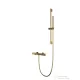 AREZZO design ELEGANT termosztatikus kádcsaptelep zuhanyszettel , szálcsiszolt arany AR-1295BG