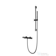   AREZZO design ELEGANT termosztatikus kádcsaptelep zuhanyszettel , gun metal AR-1295GM