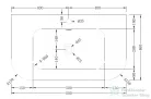 Arezzo Design SIERRA 80x46 cm-es, beépíthető mosdó, matt fehér AR-141580W