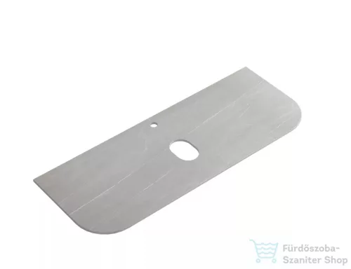 Arezzo Design SIERRA 120x46 cm-es Solid surface mosdópult Sierra bútorhoz, matt szürke AR-1420120G