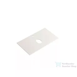   Arezzo Design SAVONA 80x46 cm-es Solid surface mosdópult Savona bútorhoz, matt fehér AR-143080W