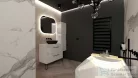 AREZZO design pultra ültethető mosdó RIKA 52x40 matt fekete