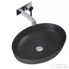 AREZZO design pultra ültethető mosdó RIKA 52x40 matt antracit AR-145004