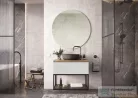 AREZZO design pultra ültethető mosdó LORCA 42x42 matt antracit AR-145007