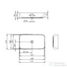 AREZZO design Agnes pultra ültethető mosdó AR-145029