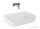 AREZZO design Nomia pultra ültethető mosdó 50x39 cm, fehér AR-145042