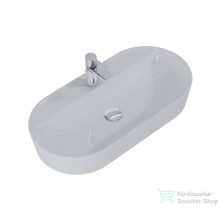   AREZZO design pultra ültethető mosdó BABETTE 82X41 matt szürke