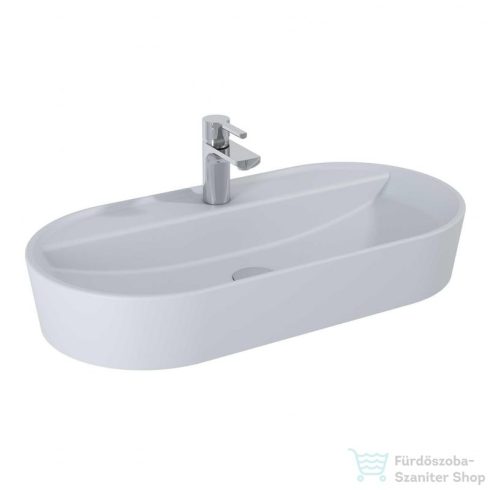 AREZZO design pultra ültethető mosdó BABETTE 82X41 matt szürke