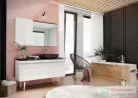 AREZZO design pultra ültethető mosdó NOMIA 50x39, matt fekete