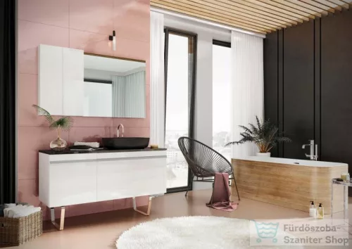 AREZZO design pultra ültethető mosdó NOMIA 50x39, matt fekete