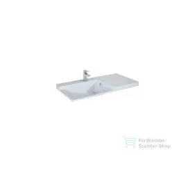 AREZZO design 90 cm-es Metis akril mosdó, matt fehér