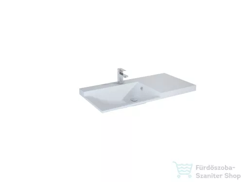 AREZZO design 90 cm-es Metis akril mosdó, matt fehér