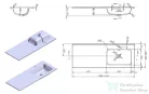 AREZZO design Skappa 120 cm-es mosdó (60+60), jobbos AR-145965